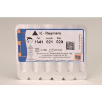 tg K-Reamers 21mm Size 020 6pcs