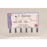 tg K-Reamers 21mm Size 040 6pcs
