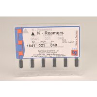 tg K-Reamers 21mm Size 040 6pcs