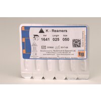 tg K-Reamers 25mm Size 050 6pcs