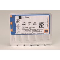 tg K-Files 21mm Size 015 6pcs