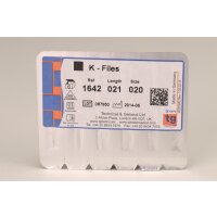 tg K-Files 21mm Size 020 6pcs