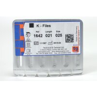 tg K-Files 21mm Size 025 6pcs