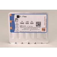 tg K-Files 25mm Size 025 6pcs