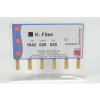 tg K-Files 28mm Size 020 6pcs