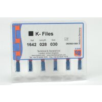 tg K-Files 28mm Size 030 6pcs