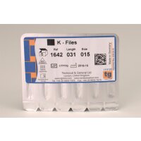 tg K-Files 31mm Size 015 6pcs