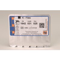 tg K-Files 31mm Size 025 6pcs