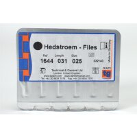 tg H-Files 31mm Size 025 6pcs
