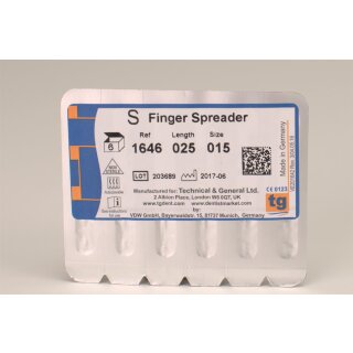 tg Finger Spreader 25mm Size 015 6pcs