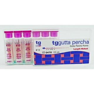 tg Gutta Percha Purple Size 10 120pcs