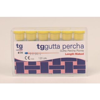 tg Gutta Percha Yellow Size 20 120pcs