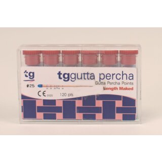 tg Gutta Perch Red Size 25 120pcs