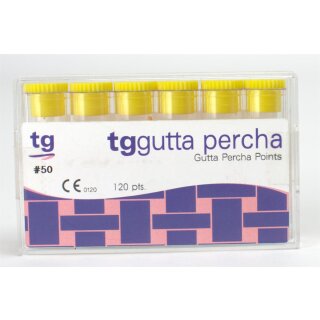 tg Gutta Percha Yellow Size 50 120pcs