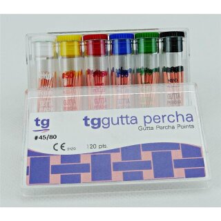 tg Gutta Percha Assorted 45-80 120pcs
