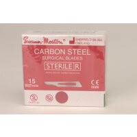 Skalpellklingen Swann Morton carbon 15