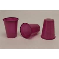 Mundspülbecher 200ml weinrot 1000St