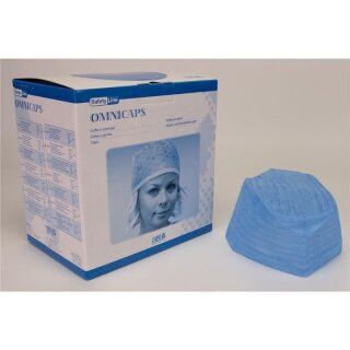 OP-Haube Omnicap azurblau 100St