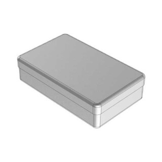 Aluminium Box silber 25x15x6 St