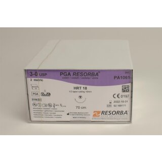 Resorba PGA violett 3/0 HRT18 2Dtz