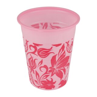 MONOART Trinkb.Flower rosa 180ml 1000St