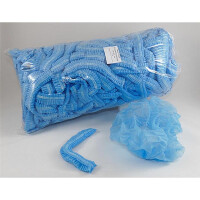 Head+Neck E-Kopfschutzbezüge blau 100St