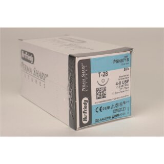 Nahtmaterial Seide 4-0/T-28 Dtz