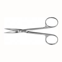 Iris u. Fadenschere 120mm ger. spitz St