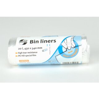 Abfallbeutel 20L 45x54cm transpa 50St