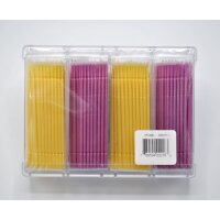 Microbrush plus fine pink/Yel.400St
