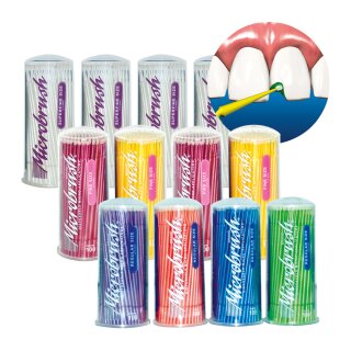 Microbrush plus reg. grün  400St