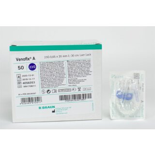 Venofix A G23 blau 0,65mm/20  50 St