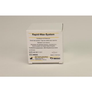 Rapid Wax System Gusskanal 2,5mm 250St