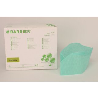 Barrier OP-Haube Elast grün 150St