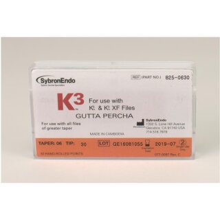 K3 Guttapercha Taper .06 30 50St