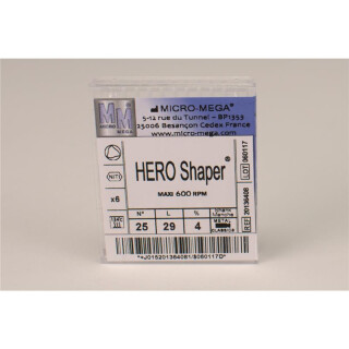 Hero Shaper 29mm Gr.25 4% 6St