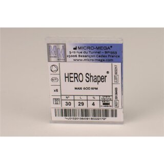 Hero Shaper 29mm Nr.30 4% 6St