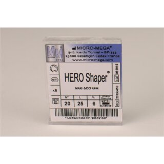 Hero Shaper 25mm Gr.20 6% 6St