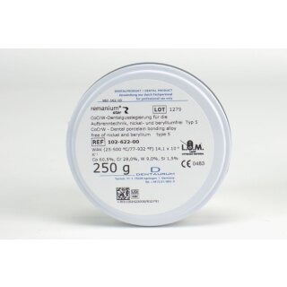 Remanium-Star CoCr-Aufbrennleg.250G