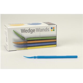 Wedge Wands opak blau klein 100St