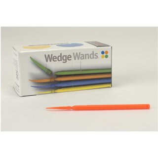 Wedge Wands opak orange mittel 100St