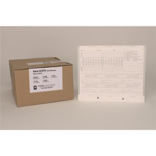 Karteimappe A5/D70 weiß o.Heftzung.100St