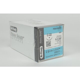 Nahtmaterial Seide 5-0/C-22 Dtz