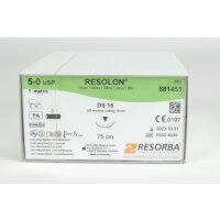 Resolon Monofil blau 5/0 DS16  3Dtz