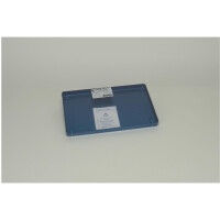 Tray Boden Alu ungelocht blau 28x18 St