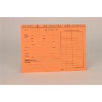 Karteikarten A5-orange 025 200St