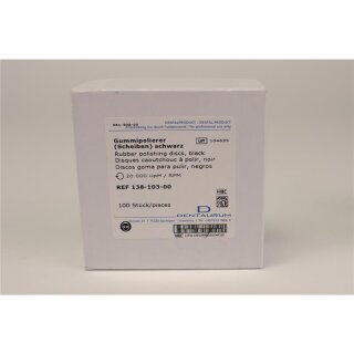 Gummipolierer Scheibe schwarz-A-100St