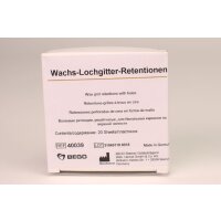 Wachs-Lochgitter-Retentionen OK  20St