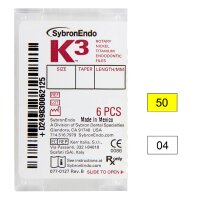 K3 NiTi-Files .04 Gr.50 21mm 6St