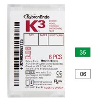 K3 NiTi-Files .06 Gr.35 30mm 6St